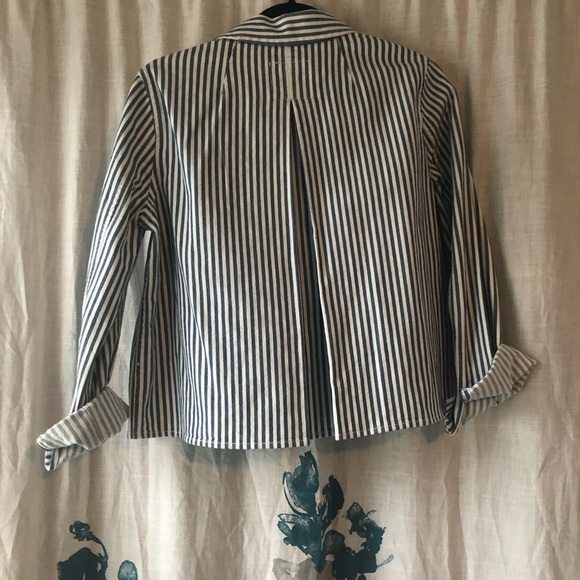 stripped denim jacket - Picture 5 of 5